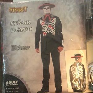 Men’s señor Death Halloween costume